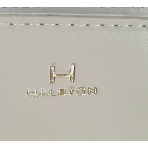Halston Satchel, Sage Vegan Leather with Matching Interior - Picture 5 of 7